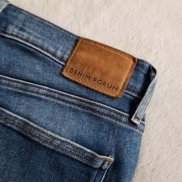 DENIM FORUM The Nico Mid Rise Skinny Crop Size 28 - Picture 9 of 16